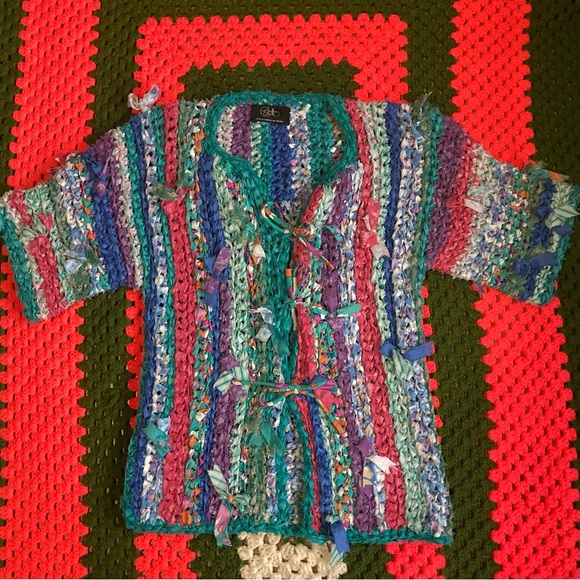 Upcycled Cardigan💙 - Picture 3 of 13